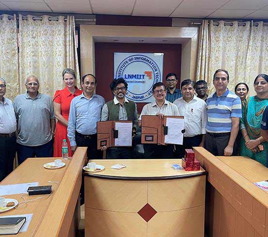 Agreement Signing with LNMIIT, Jaipur