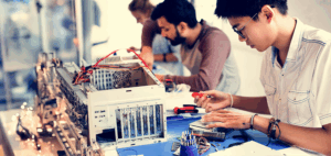 Industry 4.0 technical training with automation and robotics