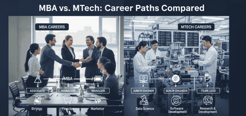 MBA Vs M.Tech Career Path