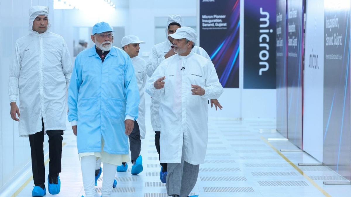 PM Modi inaugurates Micron Technology’s Semiconductor ATMP facility at Sanand