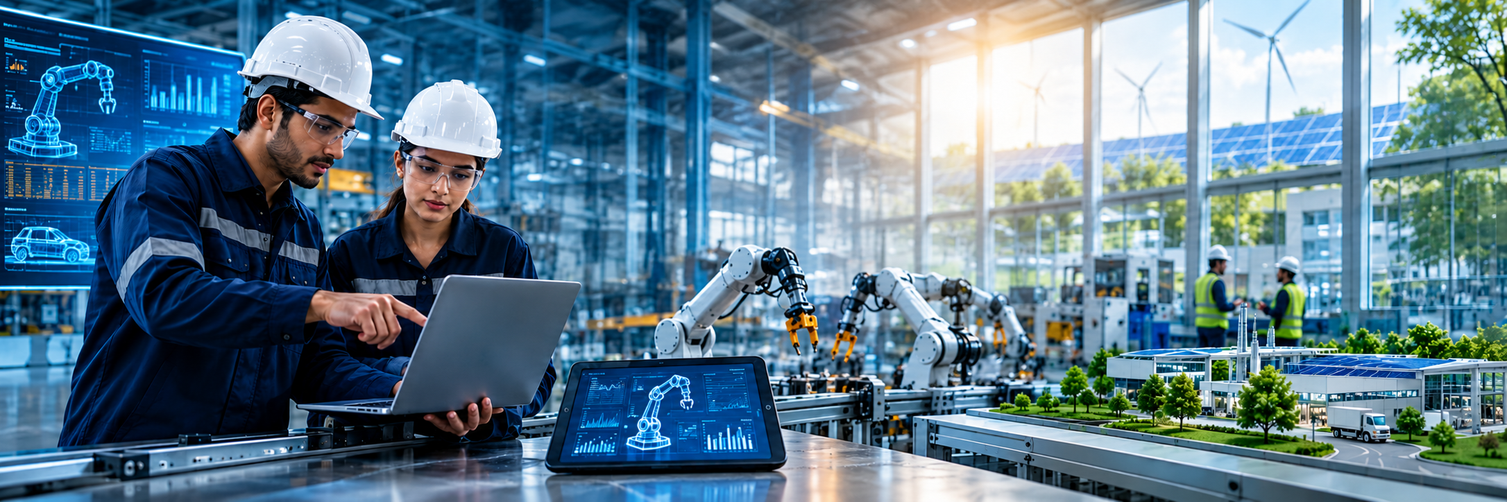 The New Manufacturing Engineer: Why AI, Robotics, Data & Sustainability Are Becoming One Career